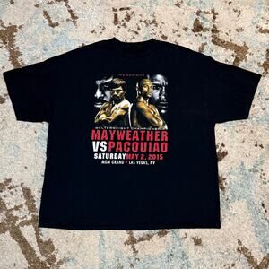 Floyd Mayweather vs Manny Pacquiao Boxing Fight Shirt Size 2XL